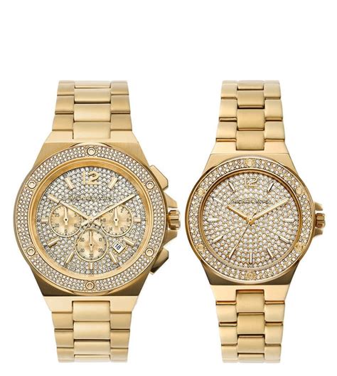 michael kors watch gift set|michael kors couple watches set.